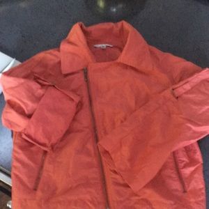 CABI jacket, off center zipper.